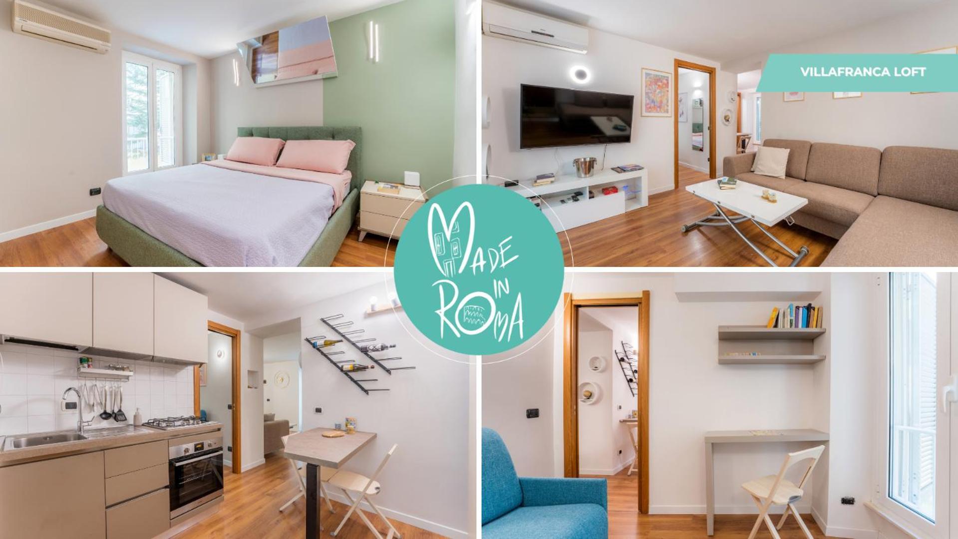 Villafranca Loft, Modern Studio Nearby The Station Rome Buitenkant foto